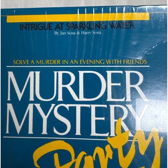 Murder Mystery Party Game New 1986 Intrigue at Sparkling Water University Games - Picture 4 of 6
